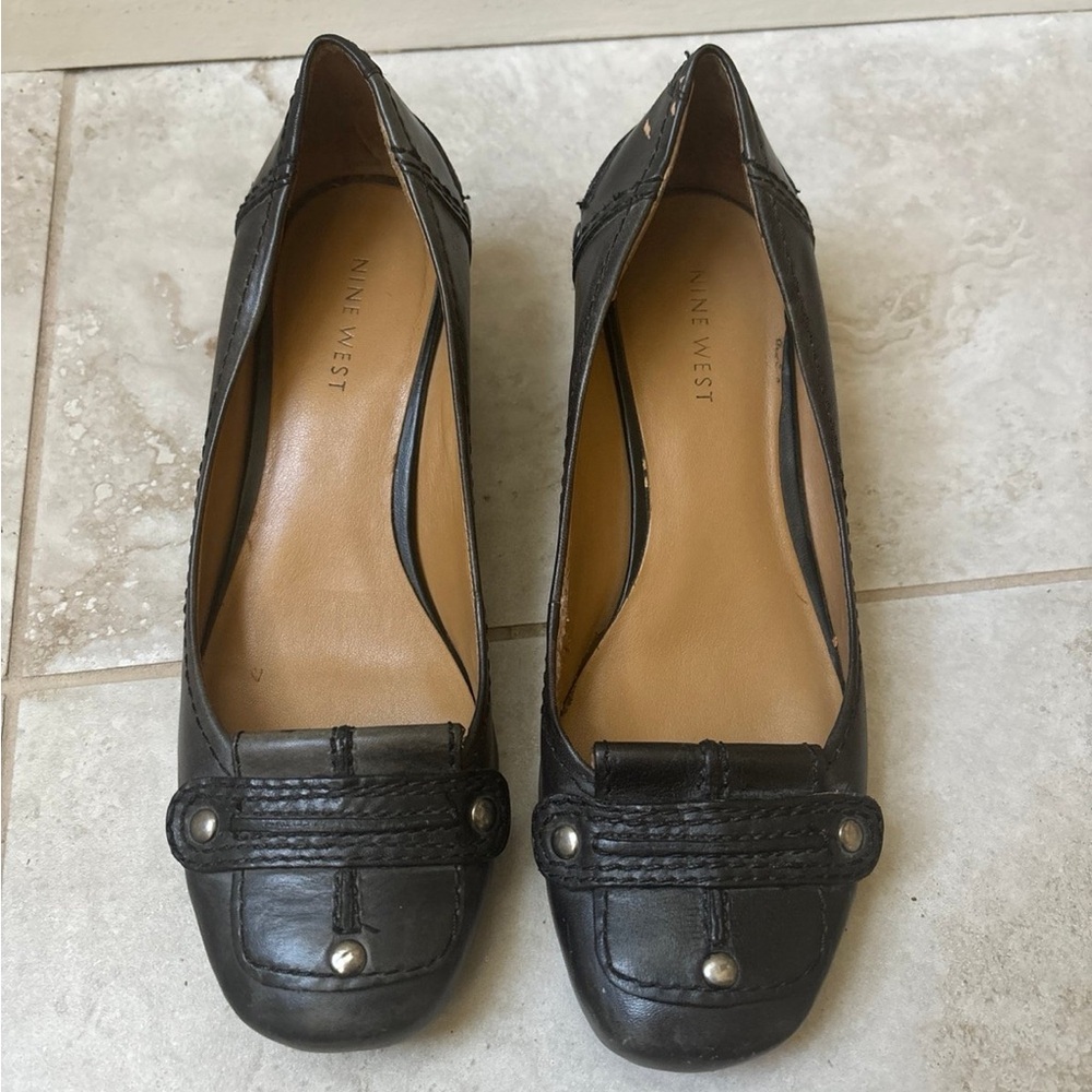 Vintage Nine West Leather Heels